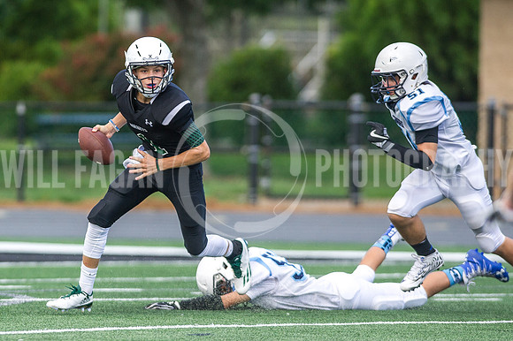 Cambridge Junior Bears play Roswell Junior Hornets at Roswell High School during a preseasoon scrimmage game.