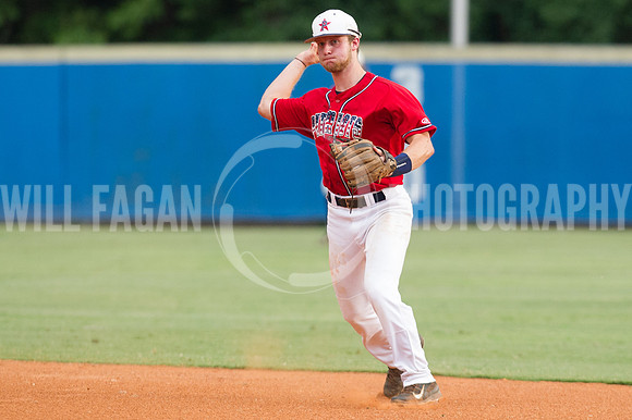 Sunbelt Baseball League West Division Wildcard Playoff Game, Phenix City Crawdads at Marietta Patriots.
