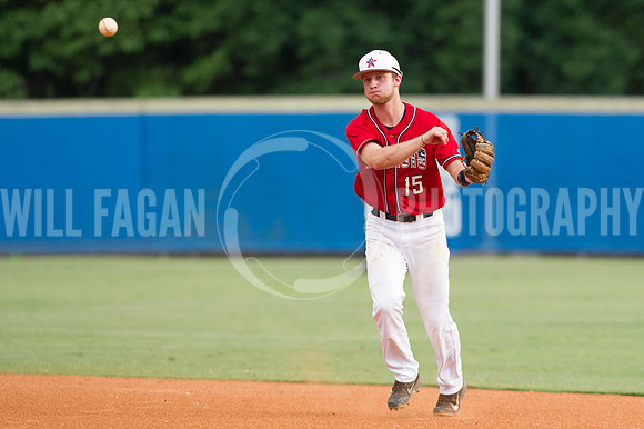 Sunbelt Baseball League West Division Wildcard Playoff Game, Phenix City Crawdads at Marietta Patriots.