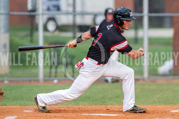 Sunbelt Baseball League West Division Wildcard Playoff Game, Phenix City Crawdads at Marietta Patriots.