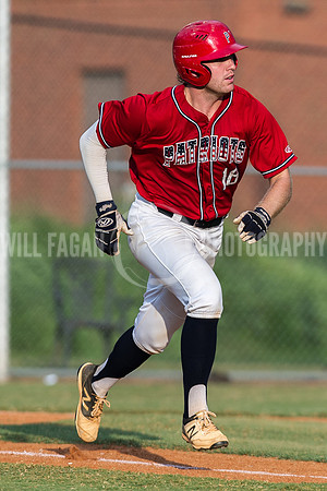 Sunbelt Baseball League West Division Wildcard Playoff Game, Phenix City Crawdads at Marietta Patriots.