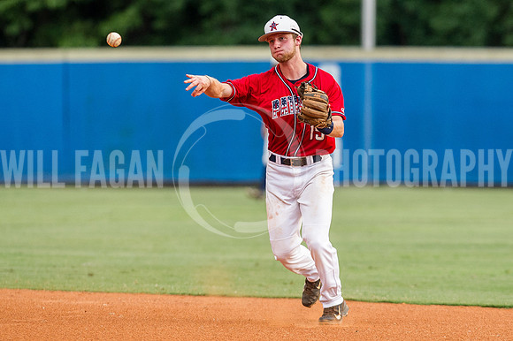 Sunbelt Baseball League West Division Wildcard Playoff Game, Phenix City Crawdads at Marietta Patriots.