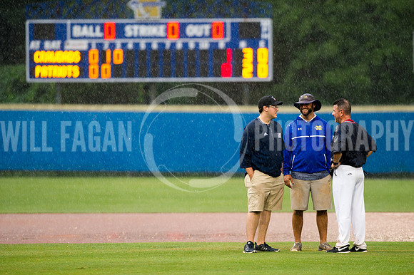 Sunbelt Baseball League West Division Wildcard Playoff Game, Phenix City Crawdads at Marietta Patriots.