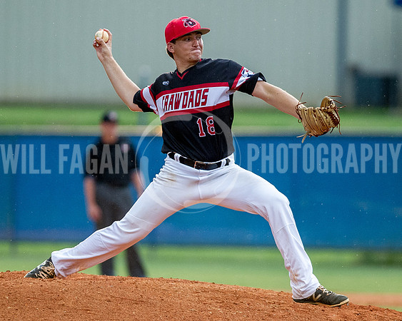 Sunbelt Baseball League West Division Wildcard Playoff Game, Phenix City Crawdads at Marietta Patriots.