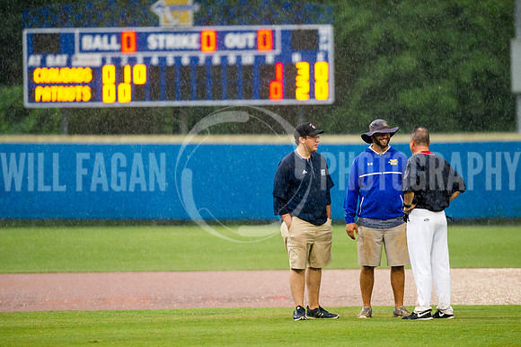Sunbelt Baseball League West Division Wildcard Playoff Game, Phenix City Crawdads at Marietta Patriots.